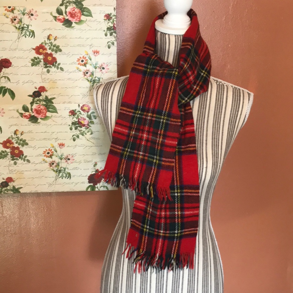 Wool Royal Steward Plaid Scarf